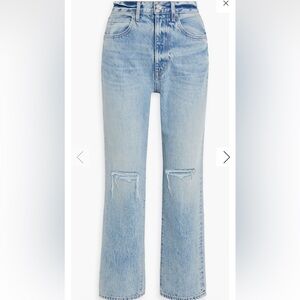 SLVRLAKE London Ankle Straight Leg Jeans